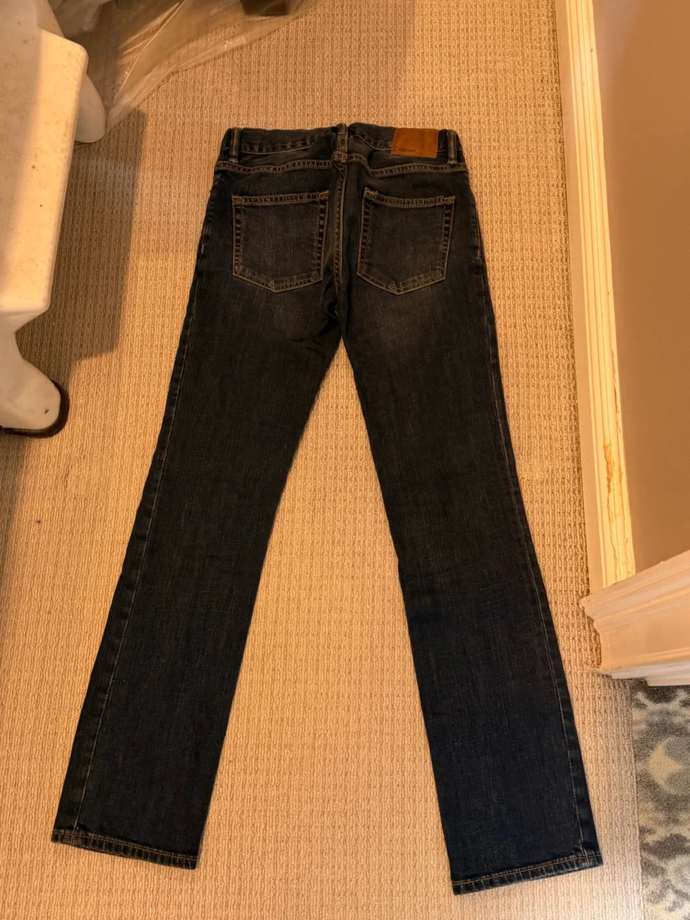 GAP Kids Dark Blue Adjustable Boys Skinny Jeans